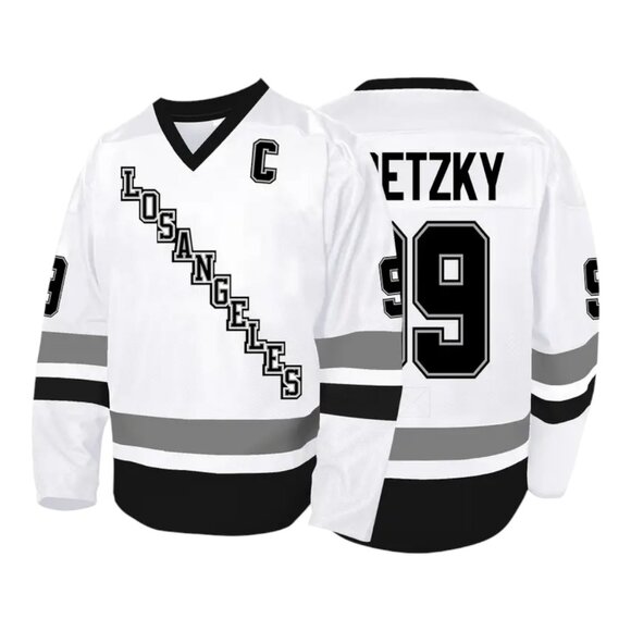 Unbranded Other - Los Angeles Kings Wayne Gretzky Stitched Hockey Jersey WHITE